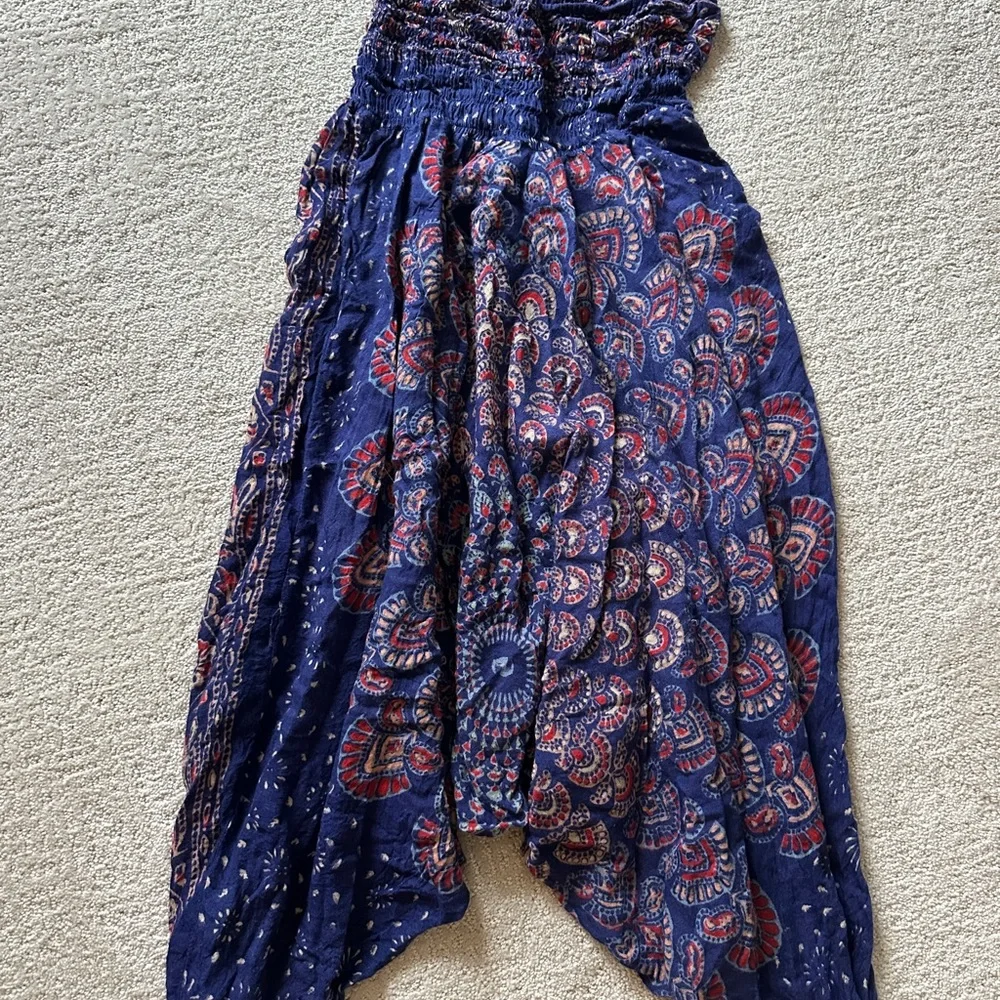 Multicolor Patterned Fabric Harem Pants (originally purchased through Sivana). - Picture 2 of 3